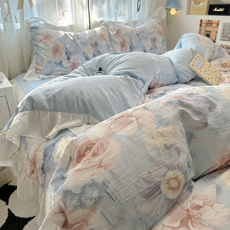Skin-Friendly Bedding Set with Unique Durable Print