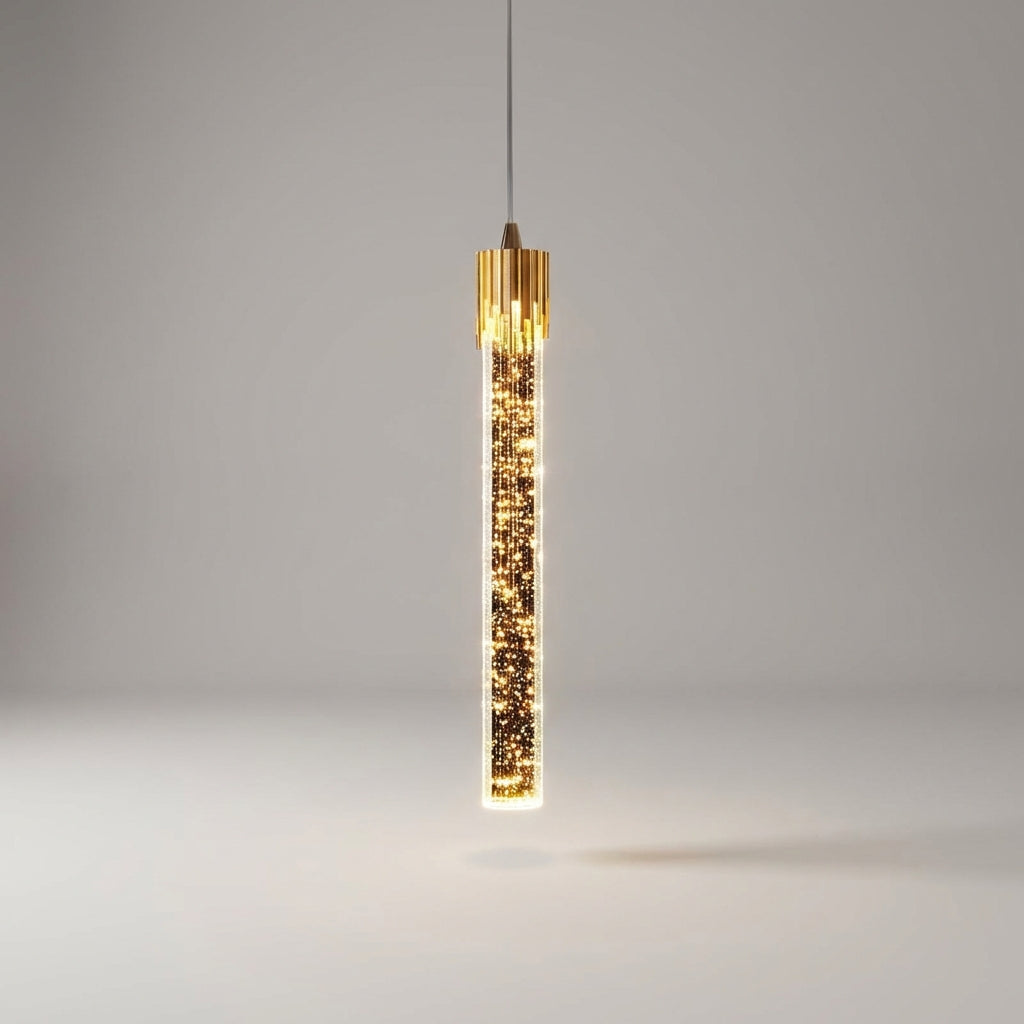 Slim Cylindrical Pendant Light