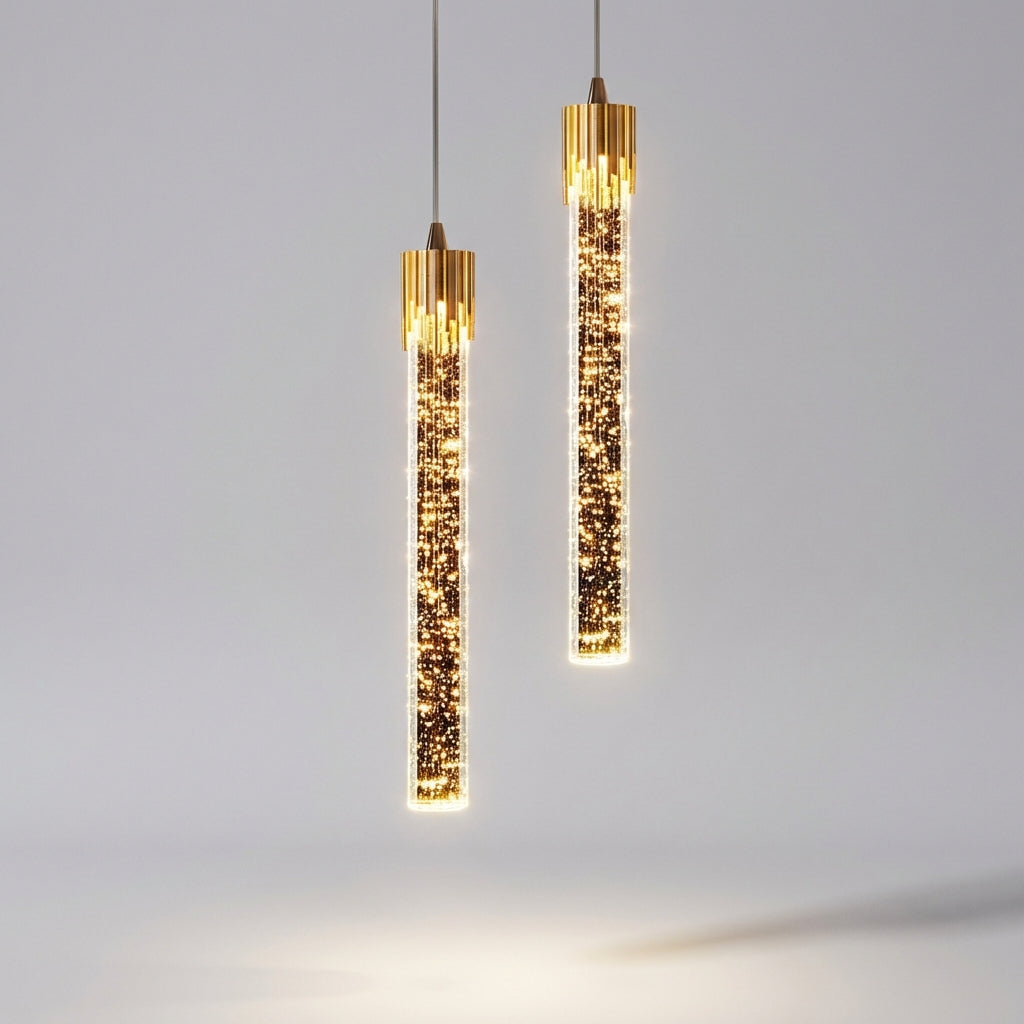 Slim Cylindrical Pendant Light