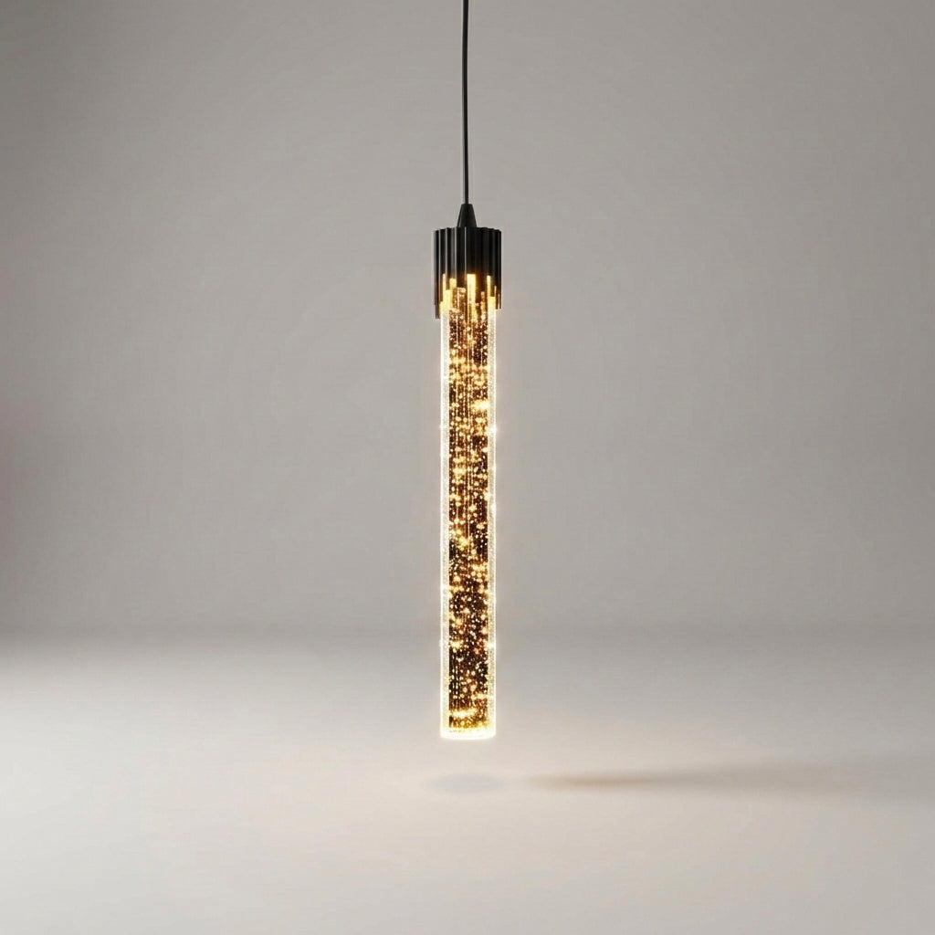 Slim Cylindrical Pendant Light