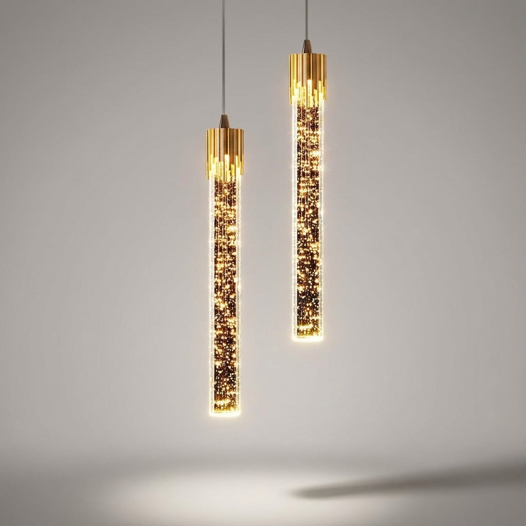 Slim Cylindrical Pendant Light