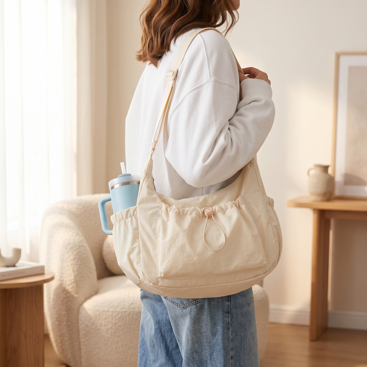 Slouchy Hobo Crossbody Bag