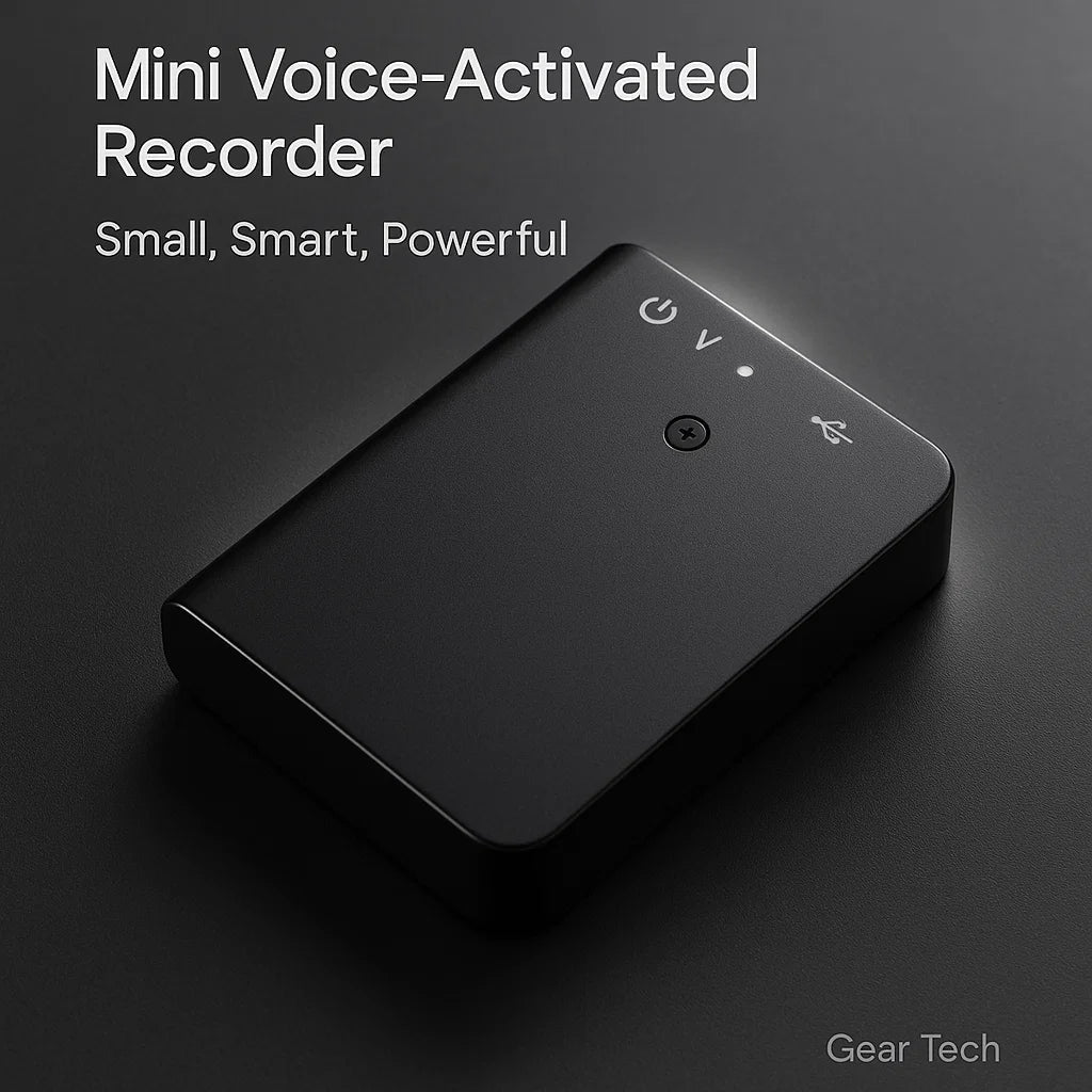 Small and Discreet Pocket Audio Recorder for Stealth Recording