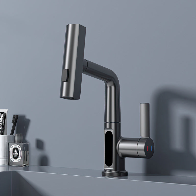 Smart Kitchen Faucet with Copper Finish, LED Display, and 360° Swivel – Ideal for Modern Kitchens with Precise Temperature Control and Easy Installation