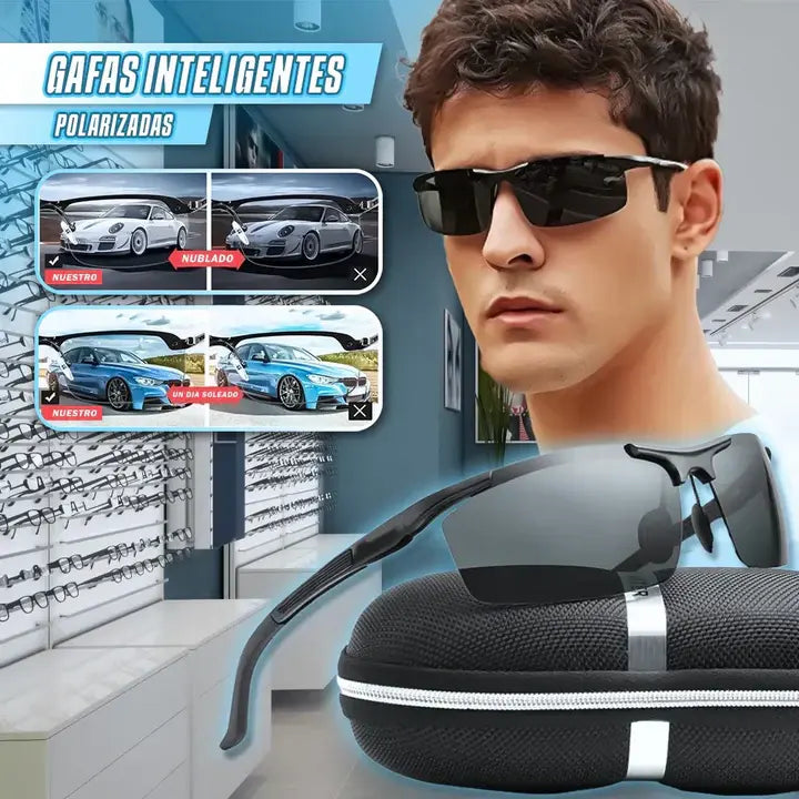 Smart Photochromic Glasses with Blue Light Protection