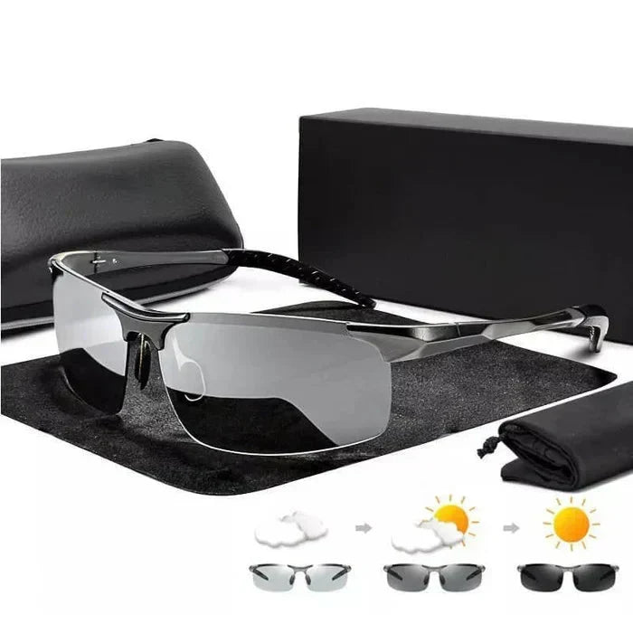 Smart Photochromic Glasses with Blue Light Protection