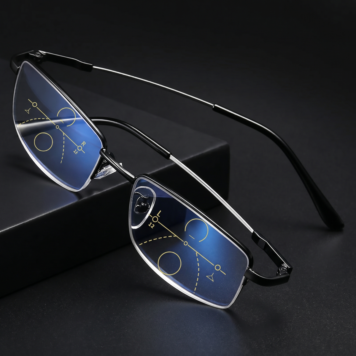 Smart Progressive Glasses | Multifocal Photochromic Lenses for Multi-Distance Vision