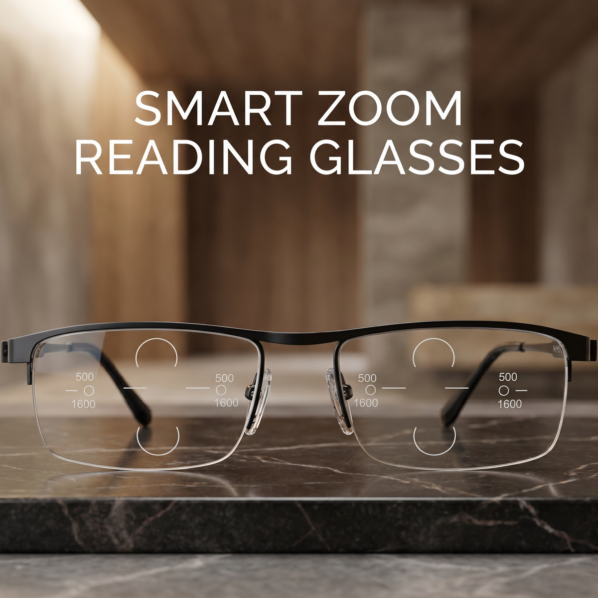 Smart Progressive Glasses | Multifocal Photochromic Lenses for Multi-Distance Vision