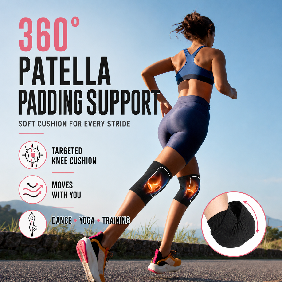Soft Compression Knee Pads
