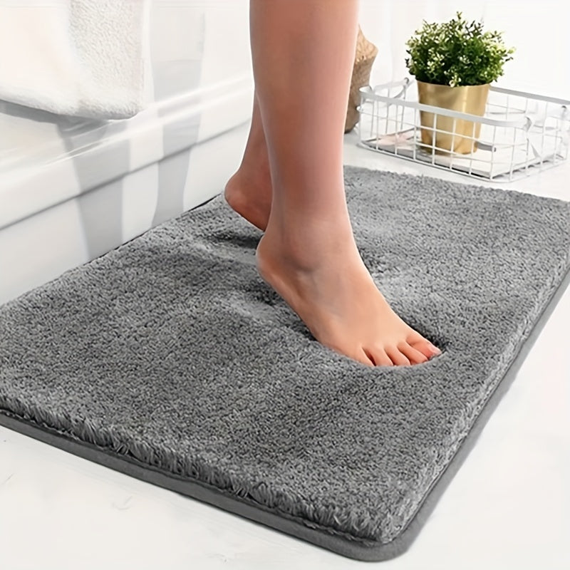 Soft Cushioned Bath Mat – Luxury Comfort with Non-Slip Backing