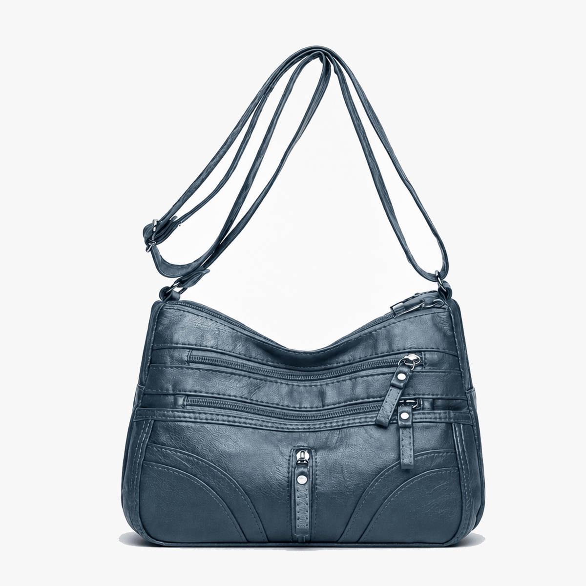 Soft Multi-Pocket Crossbody Bag