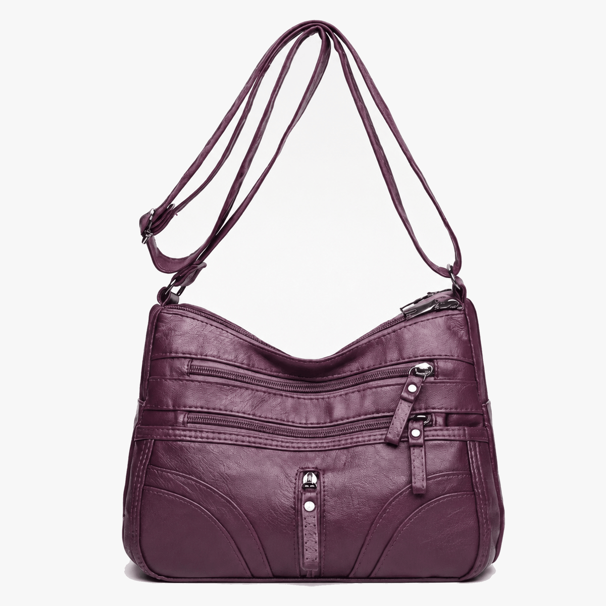 Soft Multi-Pocket Crossbody Bag