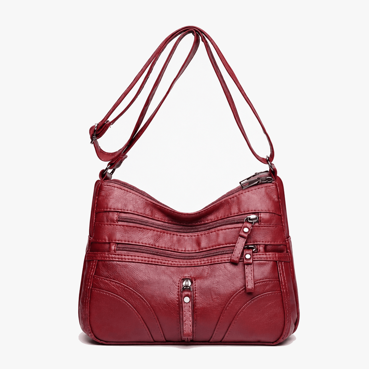 Soft Multi-Pocket Crossbody Bag