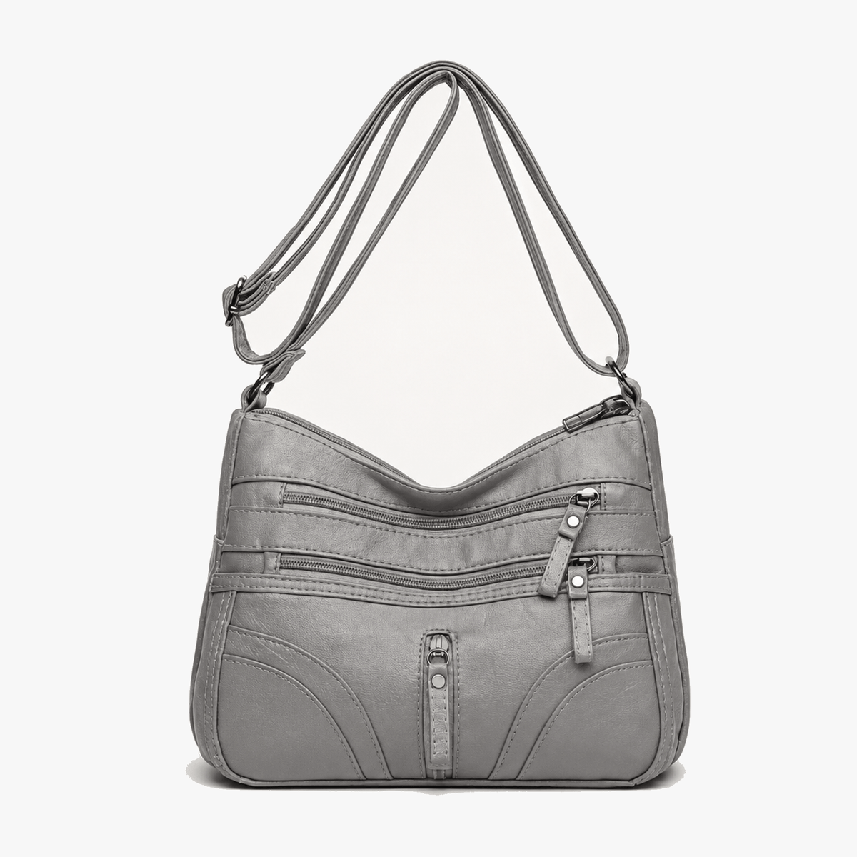 Soft Multi-Pocket Crossbody Bag