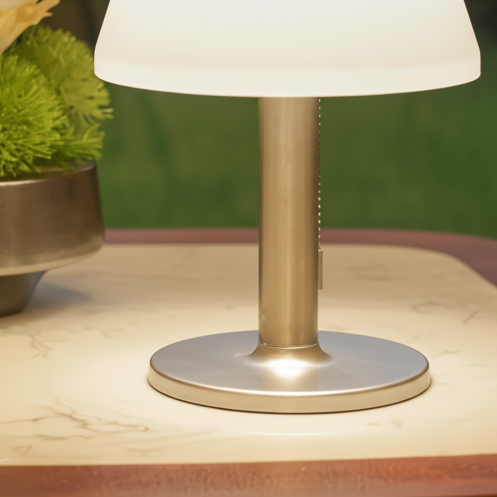 Solar-Powered Table Lantern - GlowGarden