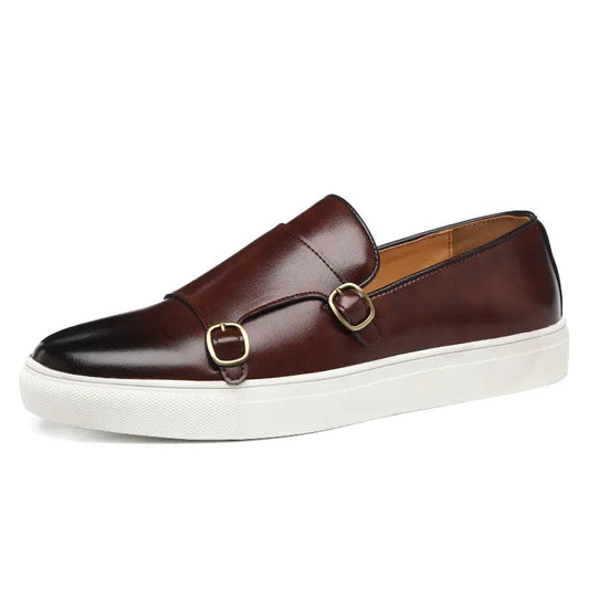 Sophisticated Slip-On Shoes with Buckle