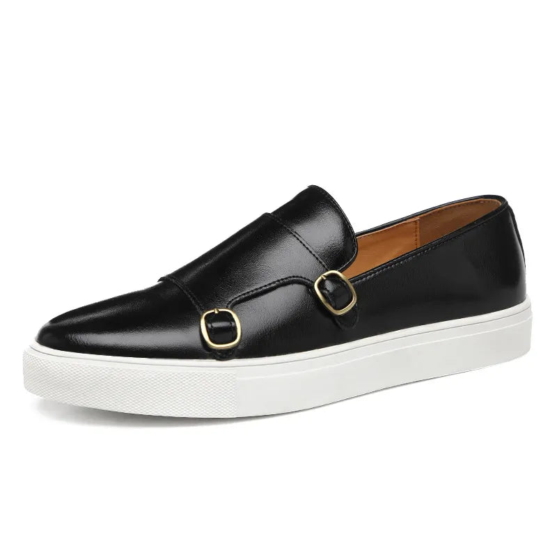 Sophisticated Slip-On Shoes with Buckle