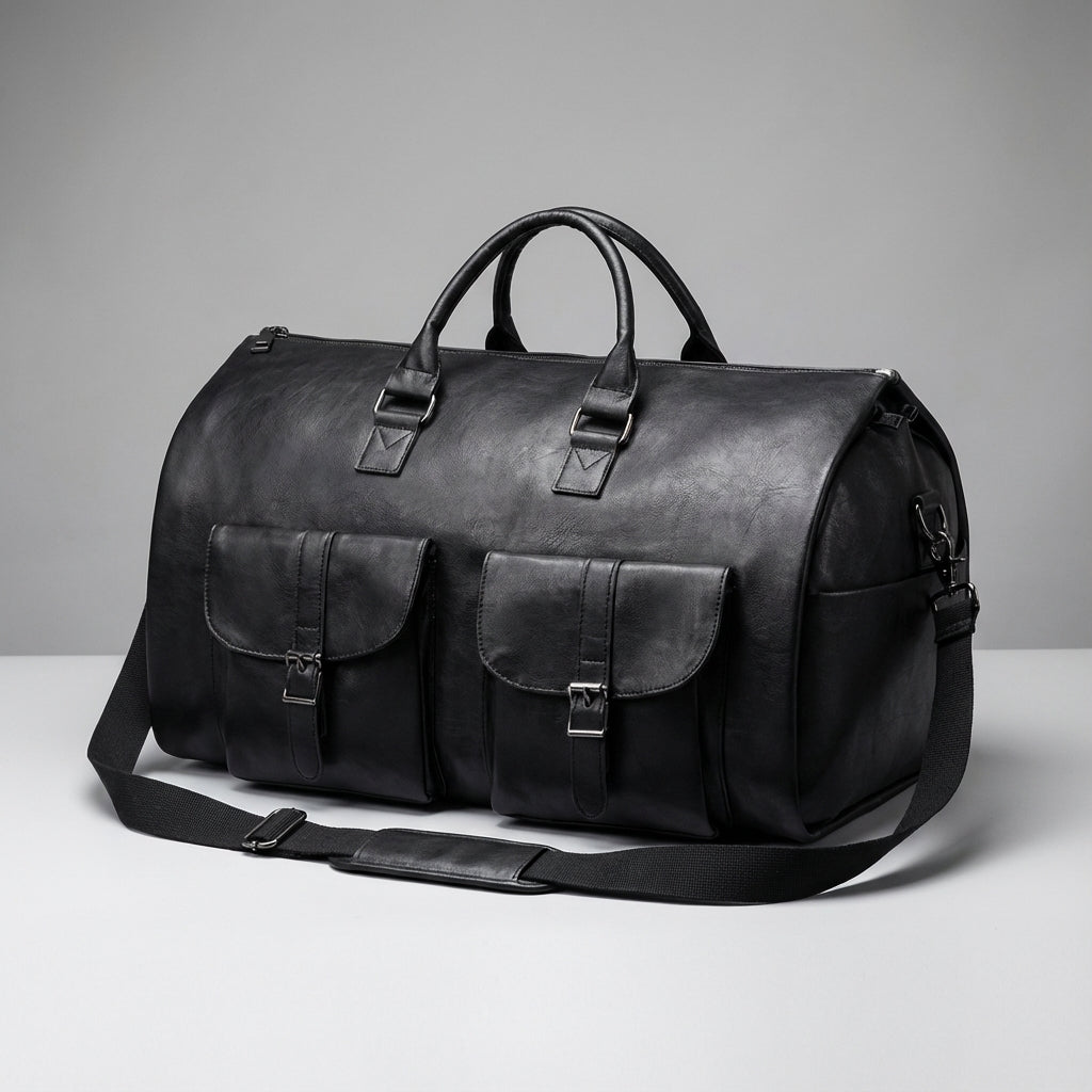 Spacious Weekender Travel Bag with Shoe Compartment