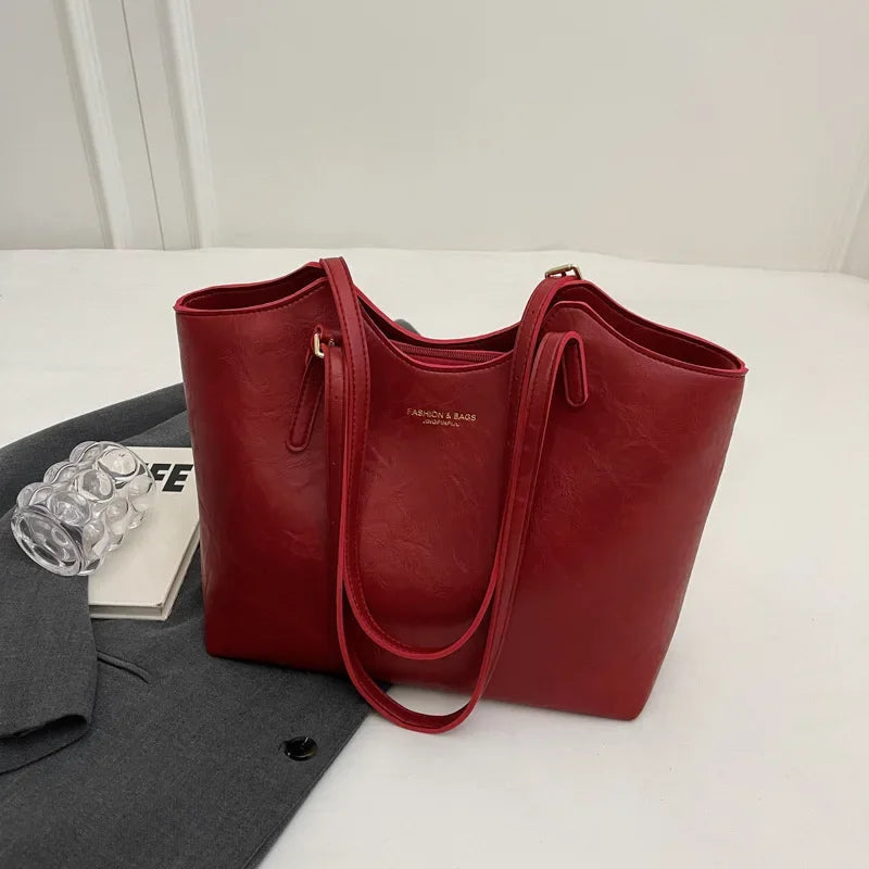 Spacious Women's Tote Bag with Double Handles