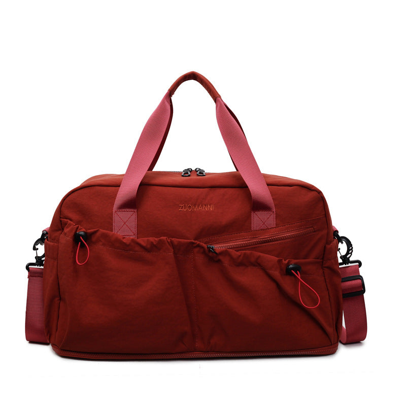Sporty and Functional Travel Bag with Multiple Exterior Pockets