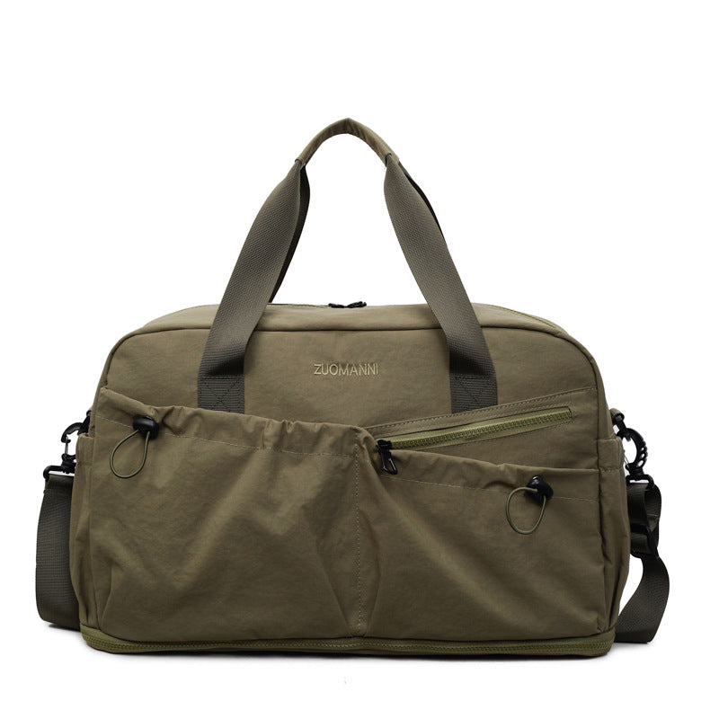 Sporty and Functional Travel Bag with Multiple Exterior Pockets