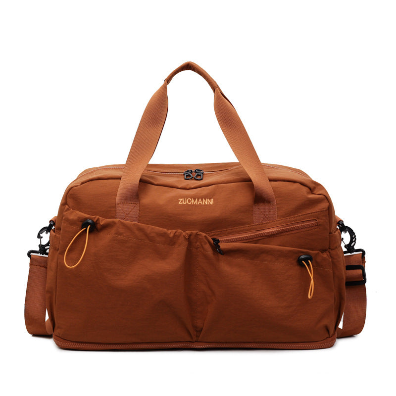 Sporty and Functional Travel Bag with Multiple Exterior Pockets