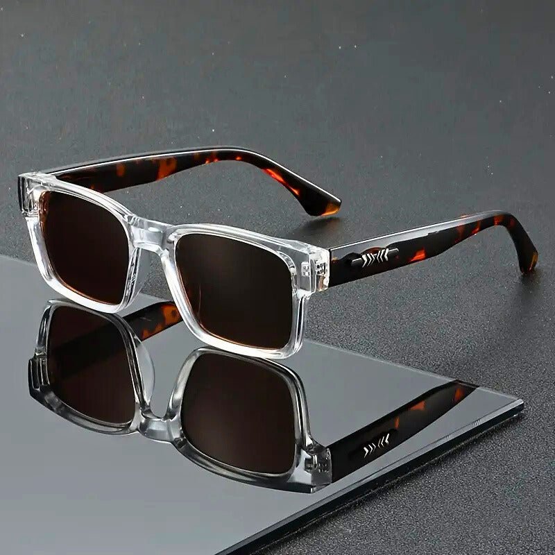 Square Tortoiseshell Sunglasses with UV400 Protection