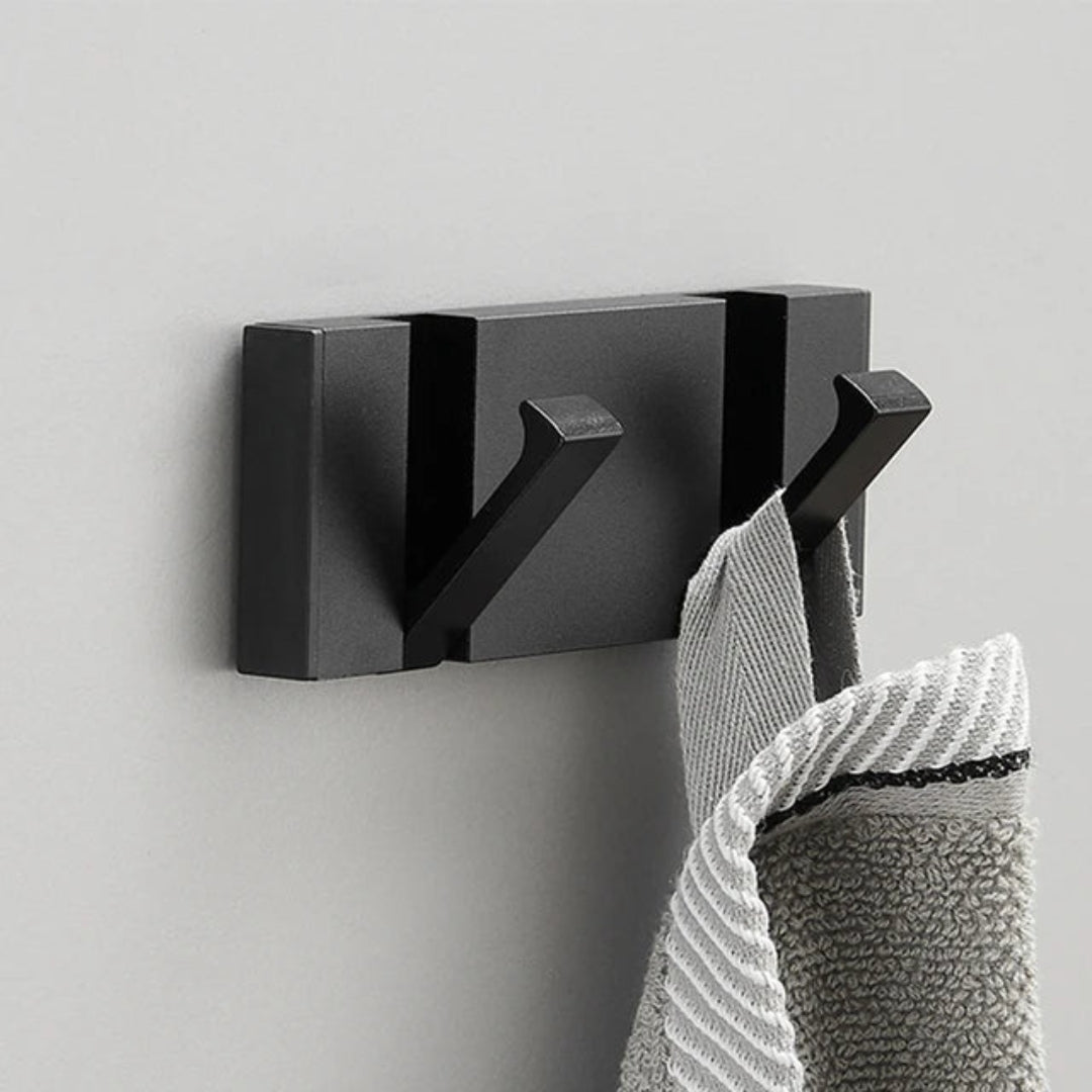 Stainless Steel Coat Rack with Retractable Hooks