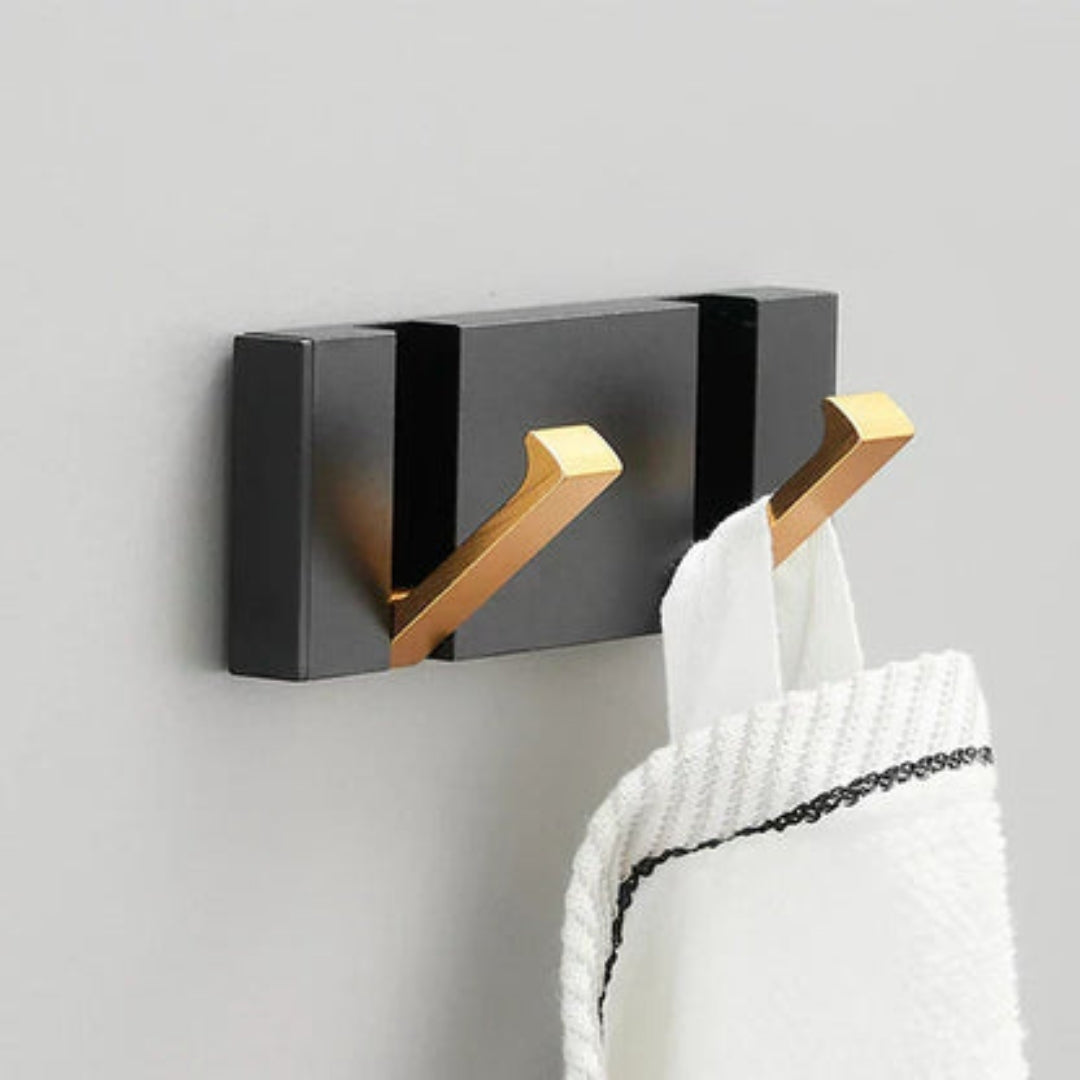Stainless Steel Coat Rack with Retractable Hooks