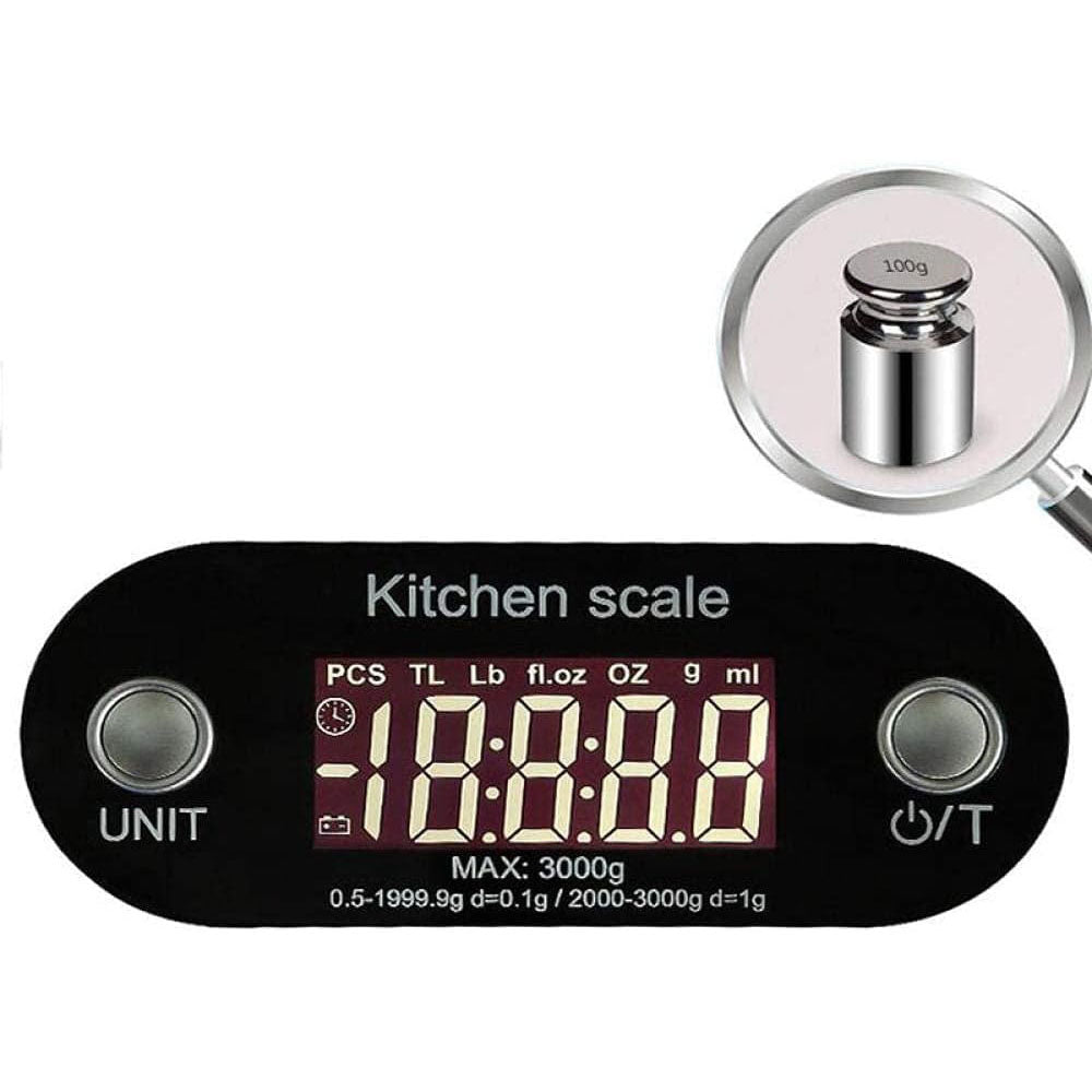 Stainless Steel High-Precision Kitchen Scale 0.1g