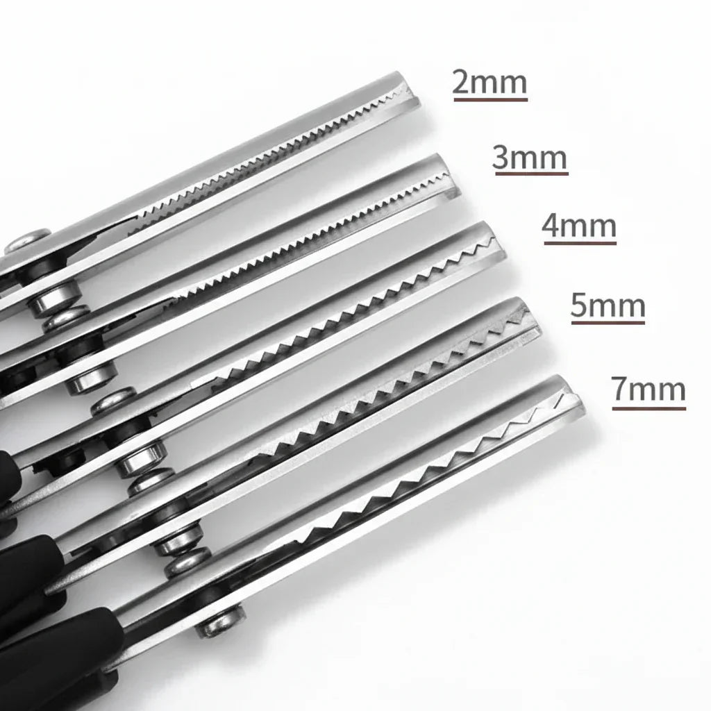Stainless Steel Pinking Shears Fabric Scissors for Sewing and Crafts