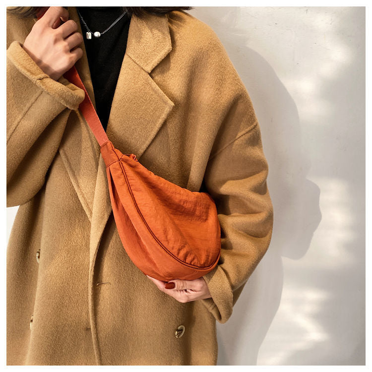 Stylish Half-Moon Crossbody Bag