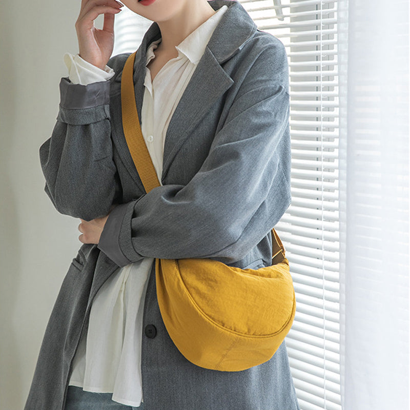 Stylish Half-Moon Crossbody Bag