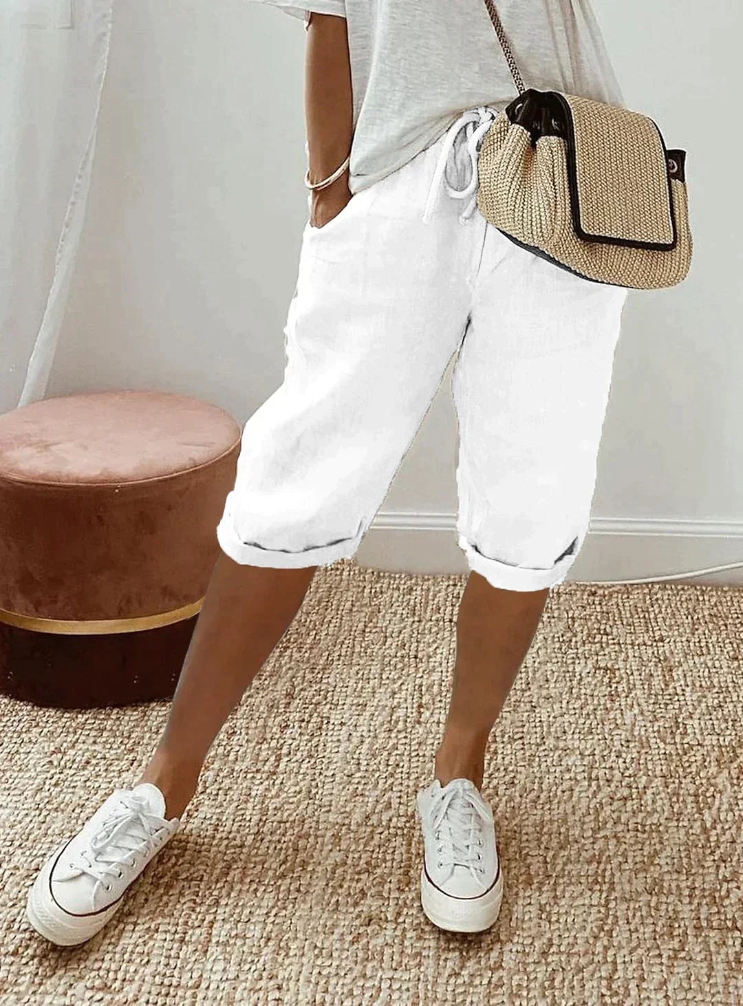 Stylish Linen Summer Pants for Women - Mandy