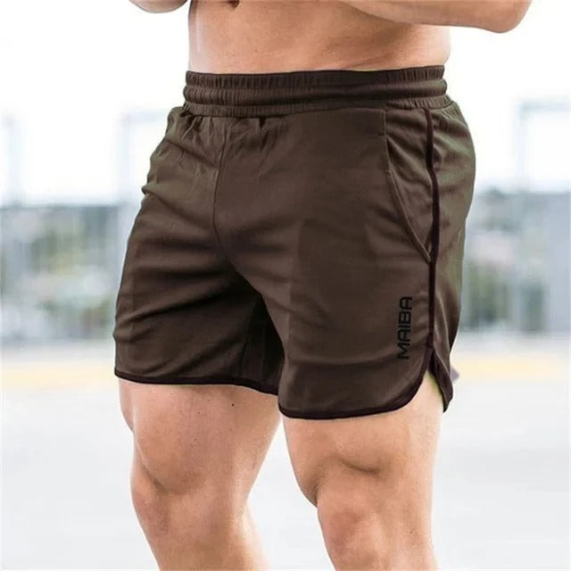 Stylish Men's Slim-Fit Elastic Swim Trunks