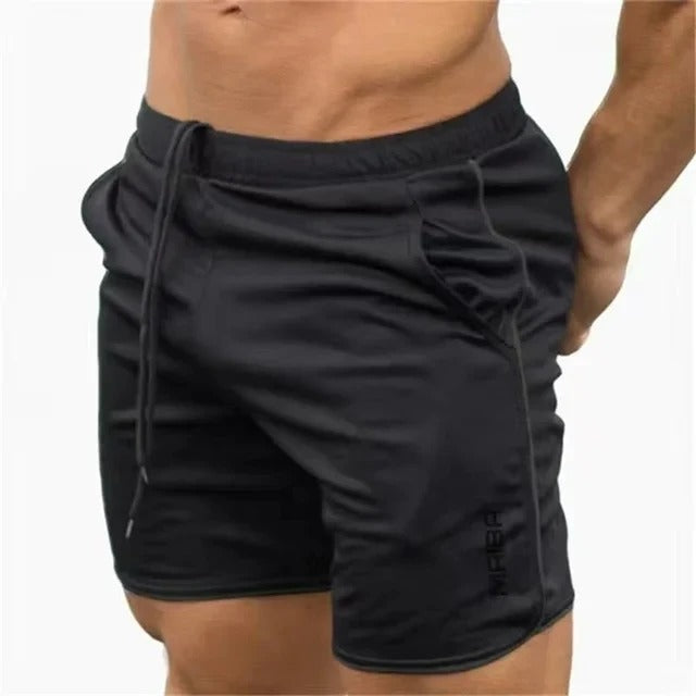 Stylish Men's Slim-Fit Elastic Swim Trunks