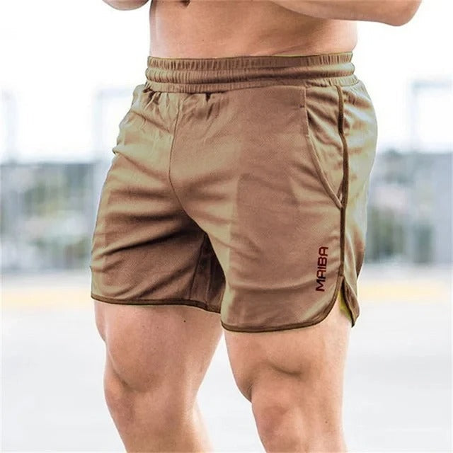 Stylish Men's Slim-Fit Elastic Swim Trunks
