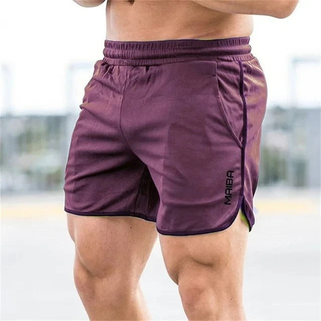 Stylish Men's Slim-Fit Elastic Swim Trunks