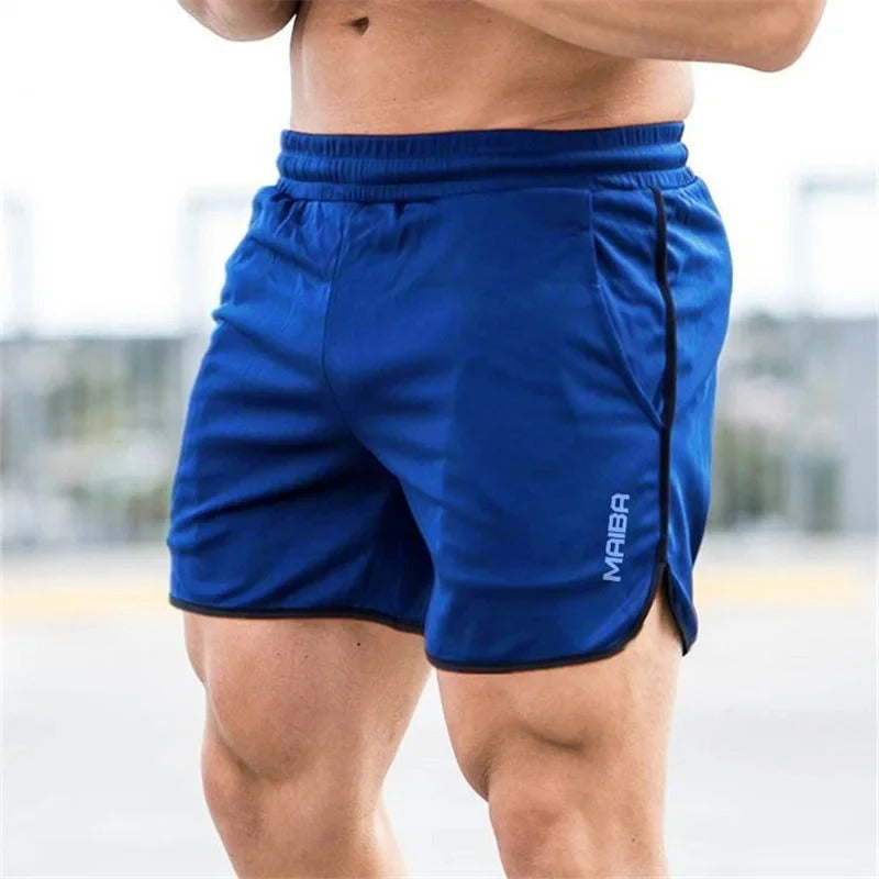 Stylish Men's Slim-Fit Elastic Swim Trunks