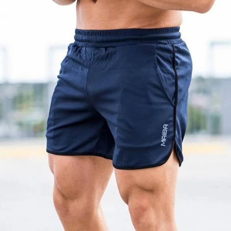 Stylish Men's Slim-Fit Elastic Swim Trunks