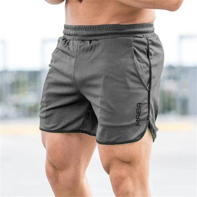 Stylish Men's Slim-Fit Elastic Swim Trunks