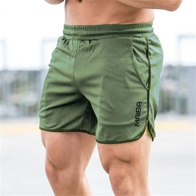 Stylish Men's Slim-Fit Elastic Swim Trunks