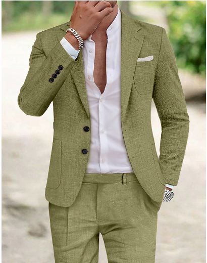 Stylish Men's Two-Piece Suit