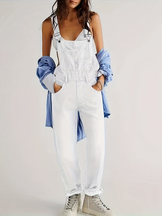 Stylish Women's Everyday Denim Jumpsuit