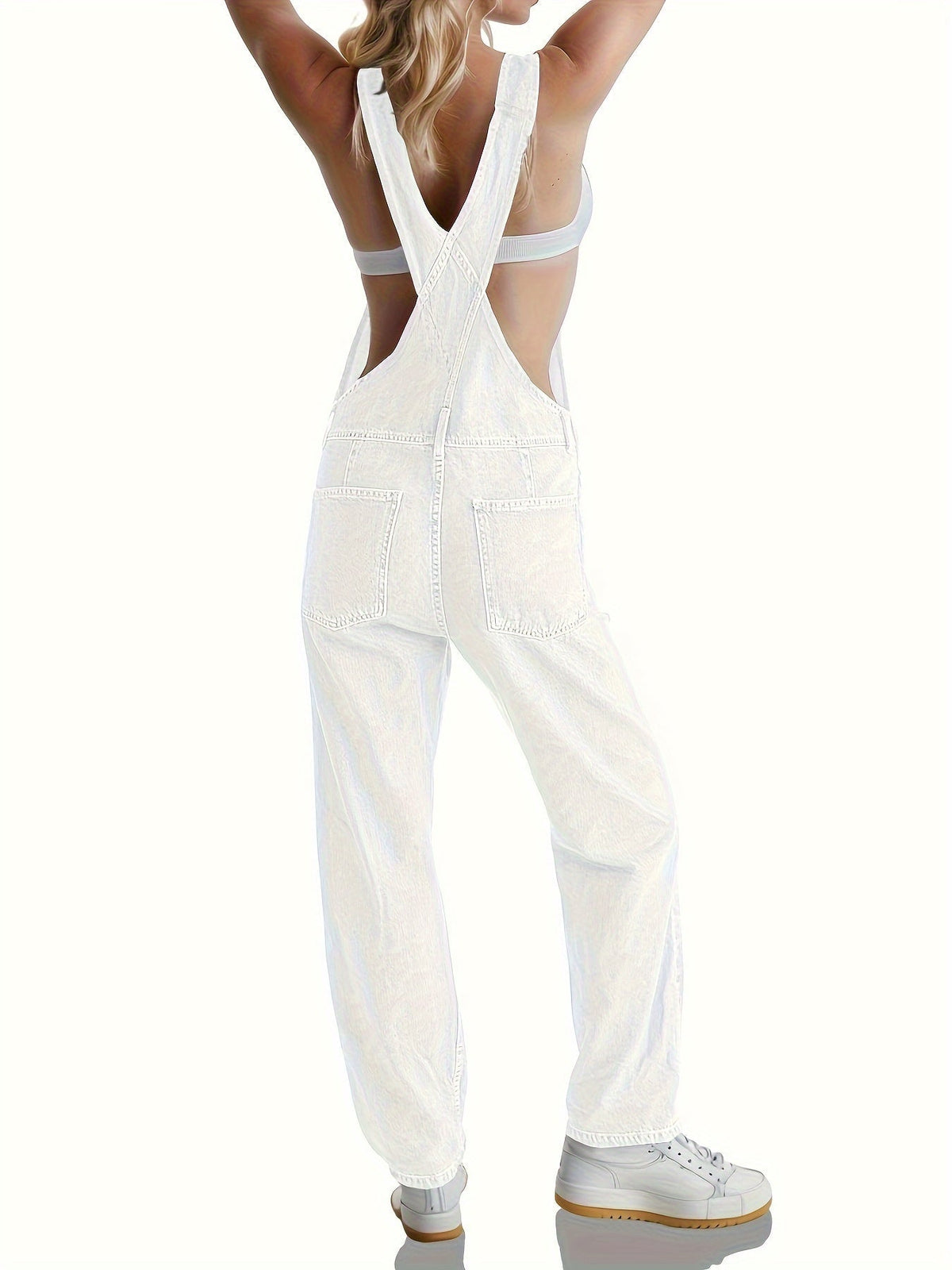 Stylish Women's Everyday Denim Jumpsuit