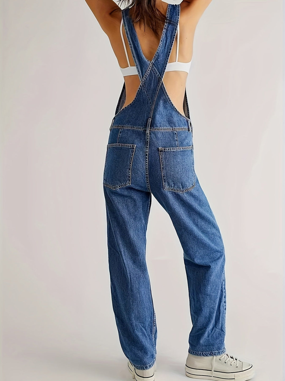 Stylish Women's Everyday Denim Jumpsuit