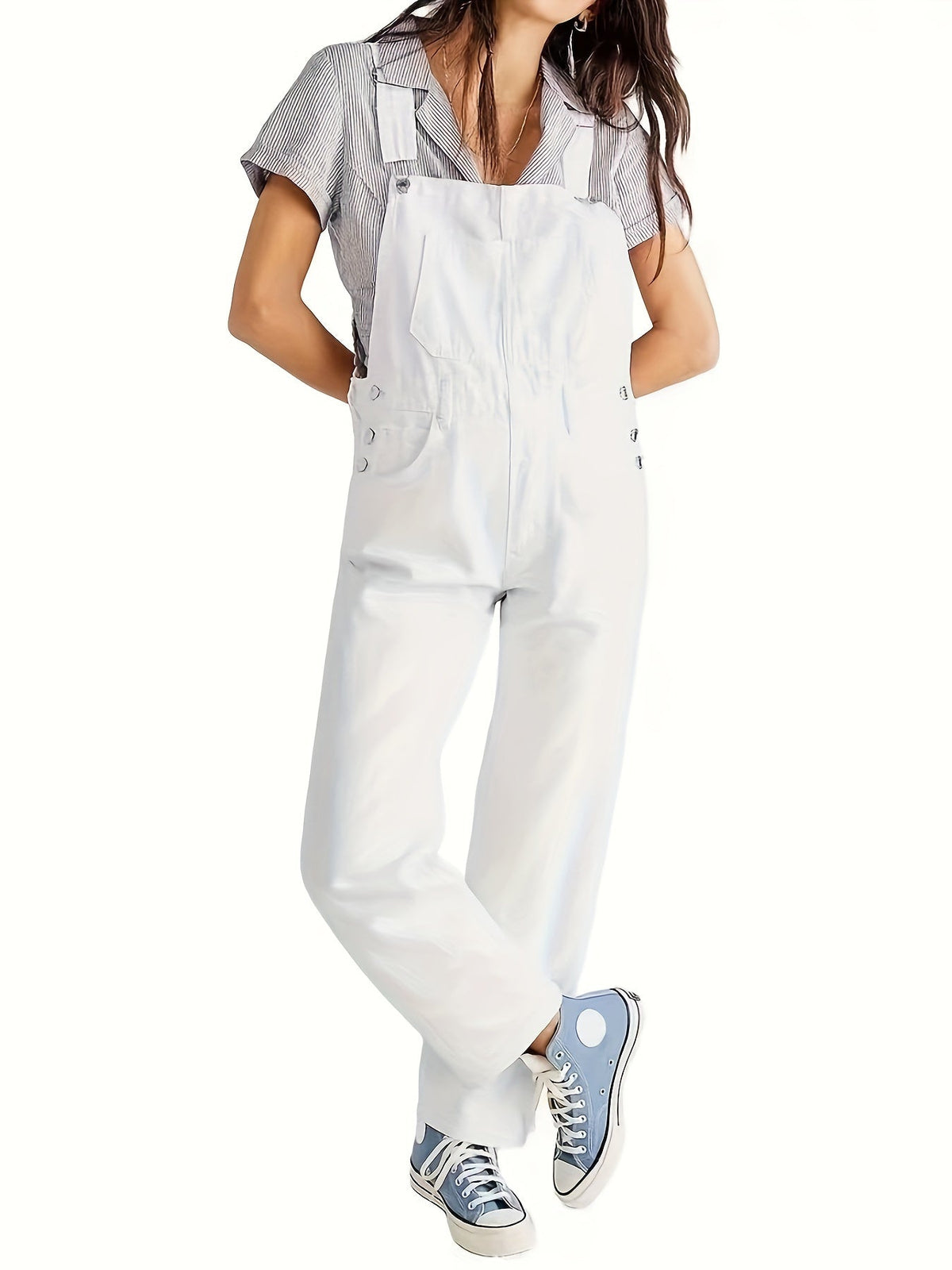 Stylish Women's Everyday Denim Jumpsuit