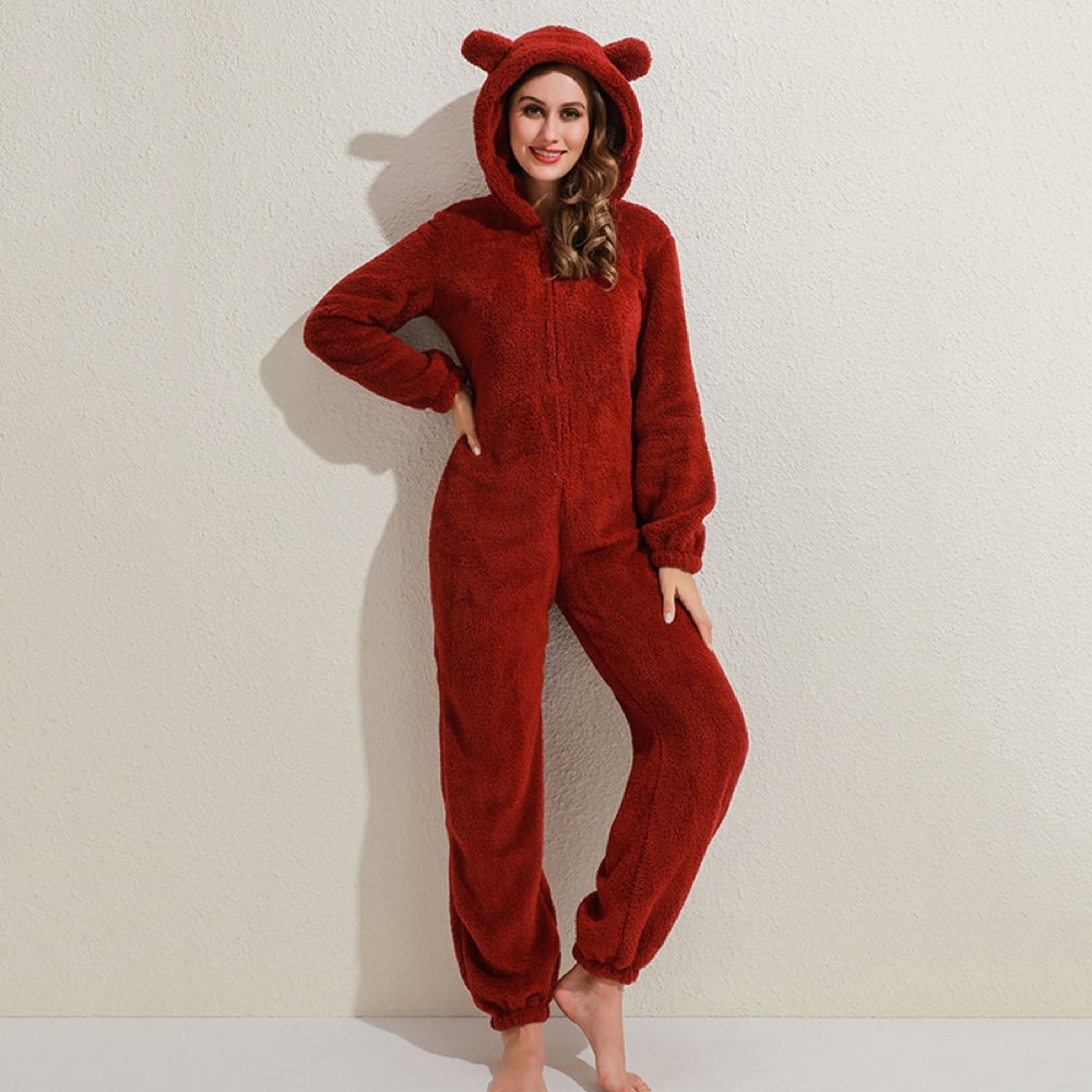 Super Soft Onesie with Bear Ears - BearHug