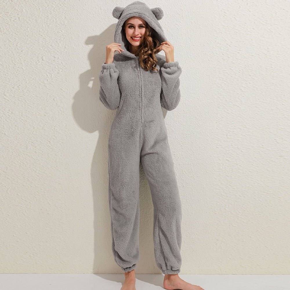 Super Soft Onesie with Bear Ears - BearHug
