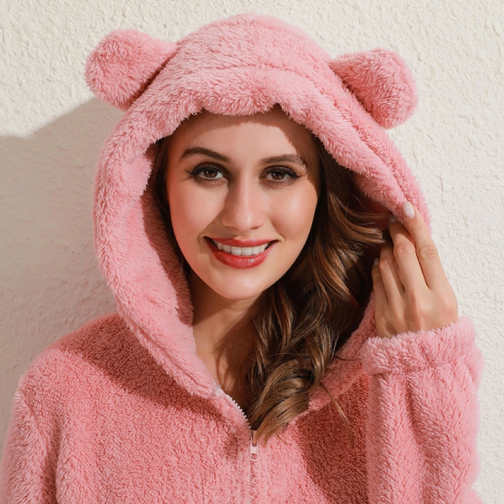 Super Soft Onesie with Bear Ears - BearHug